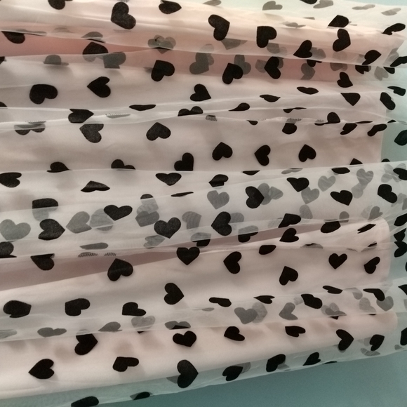 Heart Patterned Pink Skirt - Picture 4 of 4